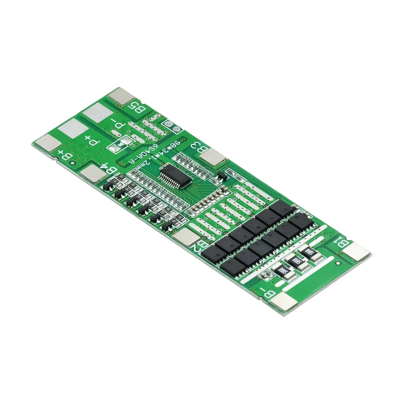 6S 40A 24V 18650 Li-Ion Lithium Battery Protect Board Solar Lighting Bms Pcb With Balance For Ebike Scooter