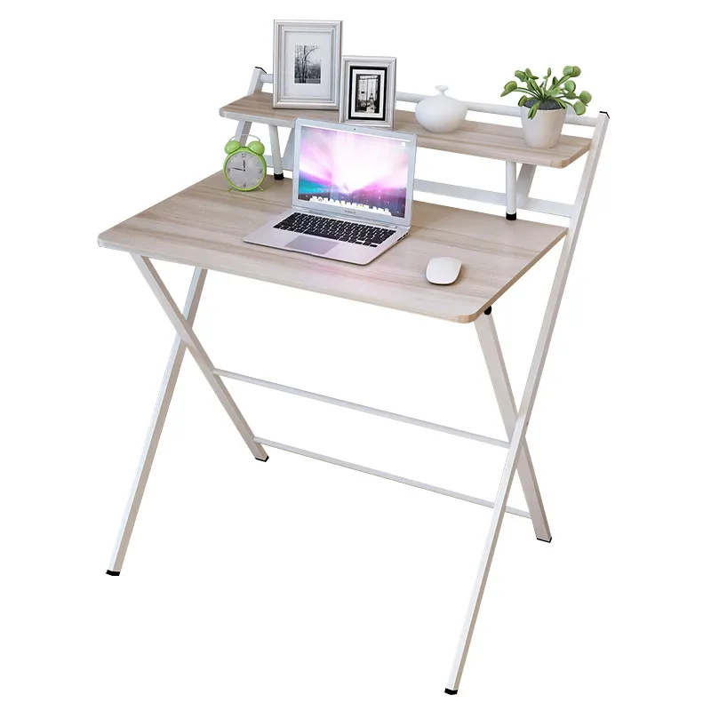 Installation-free folding table, simple desk, student writing desk, small table, household notebook, desktop computer desk