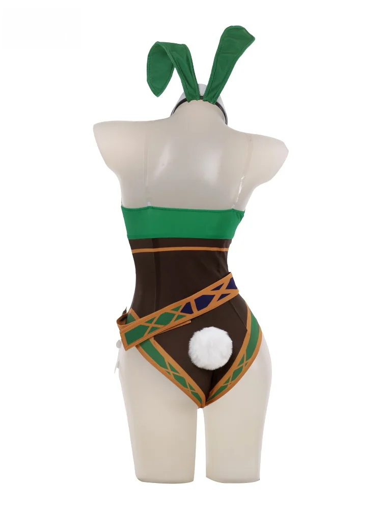 لعبة جينشين إمباكت فينتي أزياء تنكرية للهالوين وعيد الميلاد لعب الأدوار والحفلات المعرض الهزلي أنيمي للنساء S-XL فتاة الأرنب #4