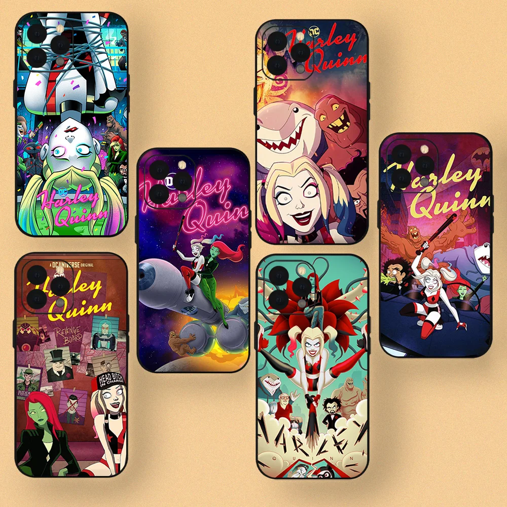 BEAST KINGDOM Harley Quinn Tv Phone Case For iPhone 12 11 13 14 15 Max Pro Plus Shell