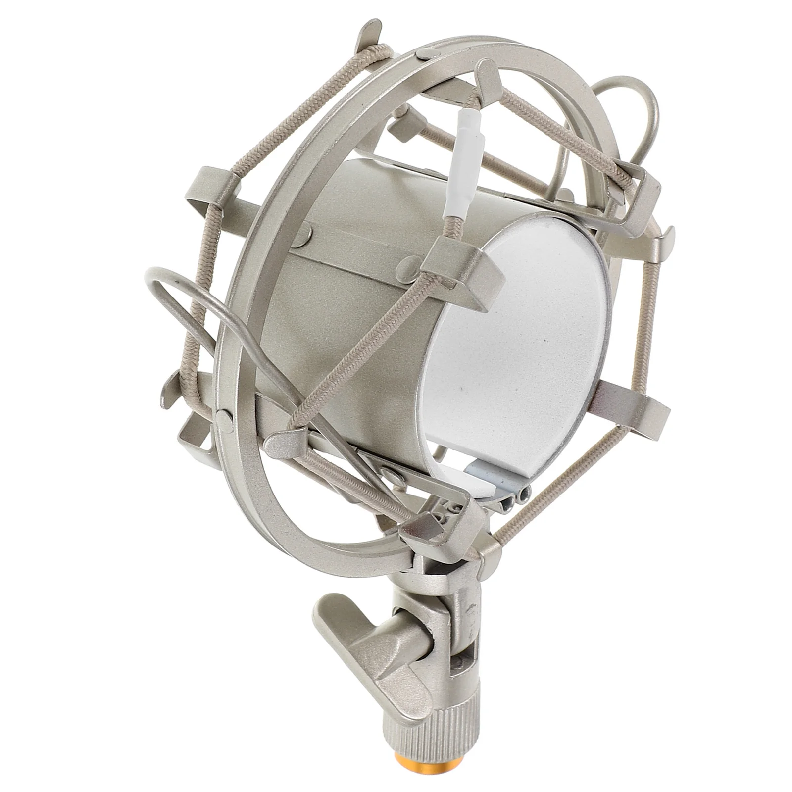 

Condenser Microphone Shock Mount High Isolation Anti-Vibration Suspension Clip Holder For Studio Mobile Recording Lightweight