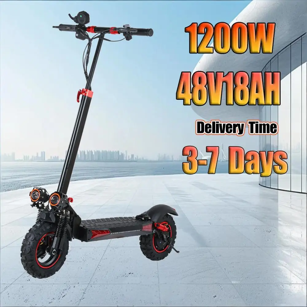 Hulajnogi elektryczne FREEBOY J11MAX, silnik 1200W, bateria 48V18Ah, podwójny układ hamulcowy z hamulcami tarczowymi, składane hulajnogi, opony terenowe 11 cali.