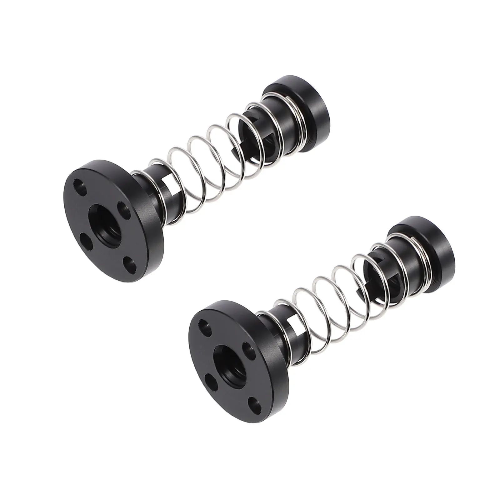 

2Pcs T8 Anti Backlash Spring Loaded Pom Nut for 3D Printer Lead Screw Stainless Steel Elimination Gap Nut High Hardness Low