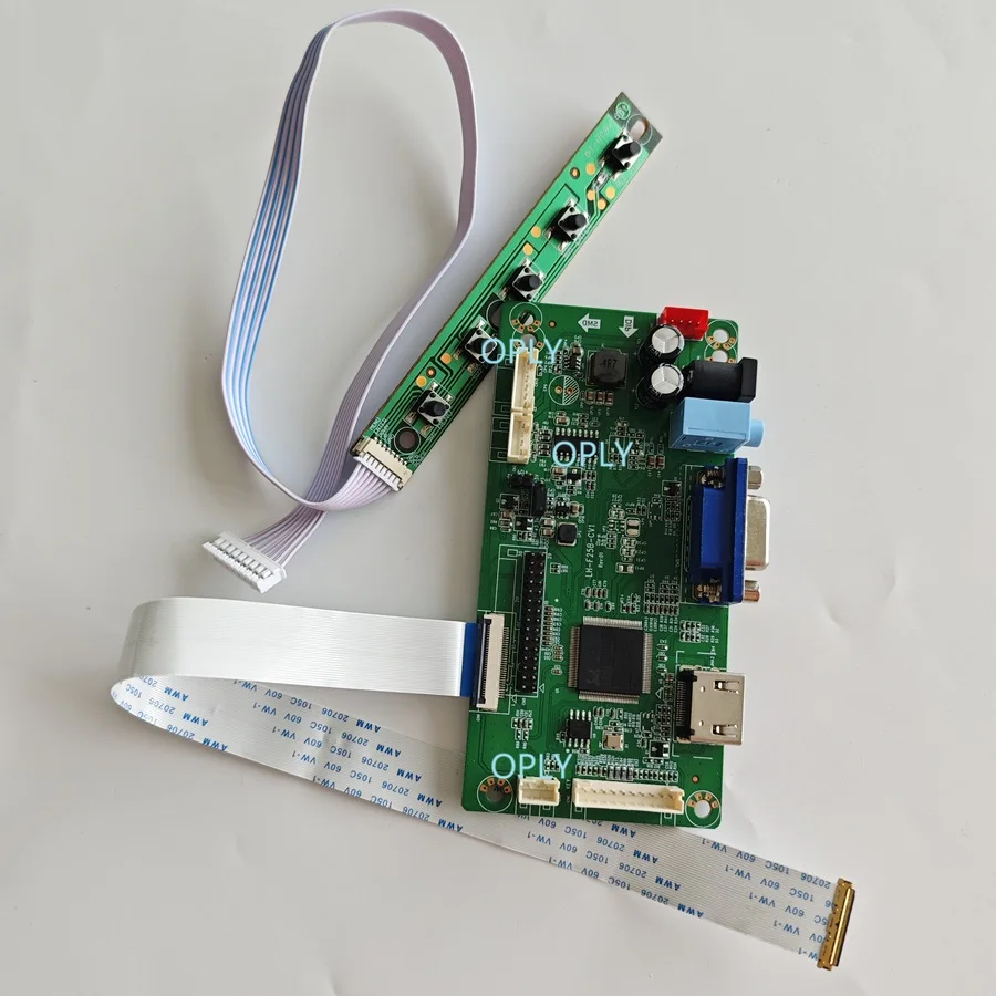 

Комплект платы контроллера EDP VGA, совместимый с HDMI, для N156BGA-EA2 N156BGA-EA3 N156BGA-EB3, ЖК-панель EDP 15,6 дюйма, 1366x768, 30-контактный LED-разъем