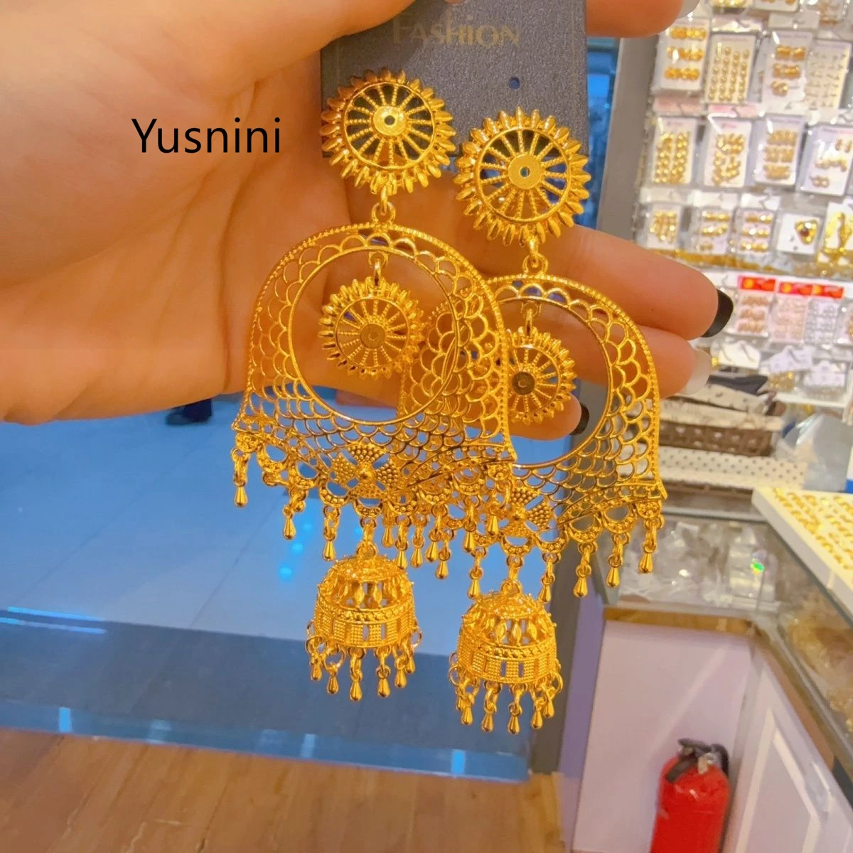 

Earrings 2026 Fashion Trends Women's Dubai 24K Gold Plated Dress Party Daily Accessories Jewelry YY10949