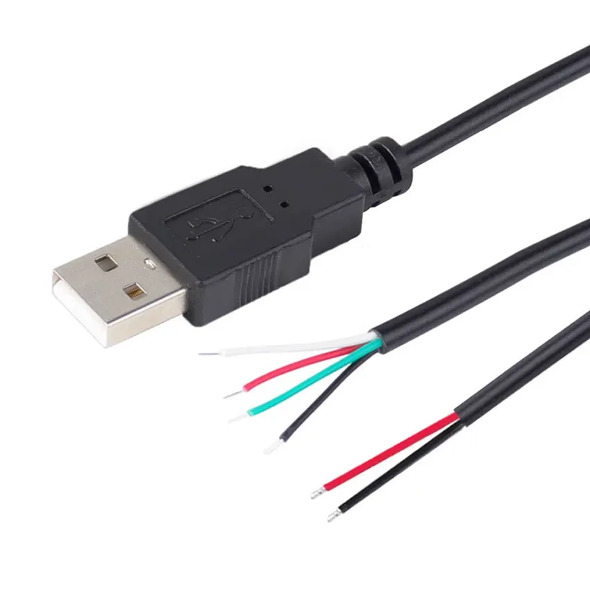 Cltgxdd USB A Male Plug Female Socket Connector 50cm 2/4 Core USB Power Data Charging Cable Extension Line