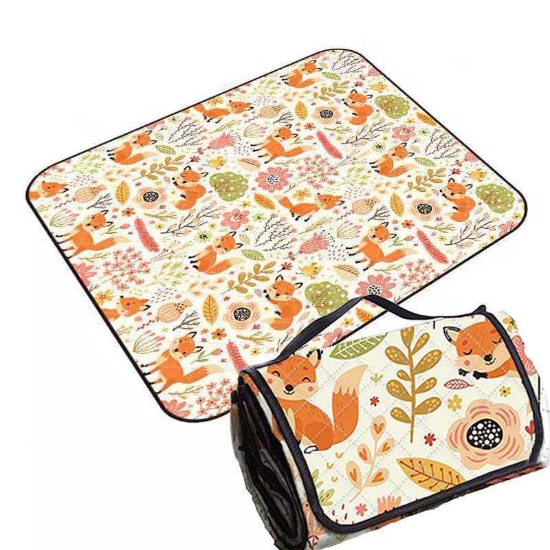 

Waterproof Durable Foldable Picnic Blanket for Outdoor Camping,Beach,Hiking,Home Concerts - Foldable with Carry Handles