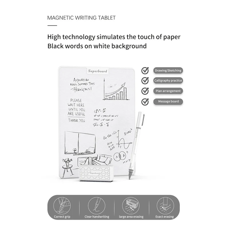 AF91-Handwriting Magnetic Drawing Board, Children's Painting, Graffiti Board Without Consumables, Clear Writing