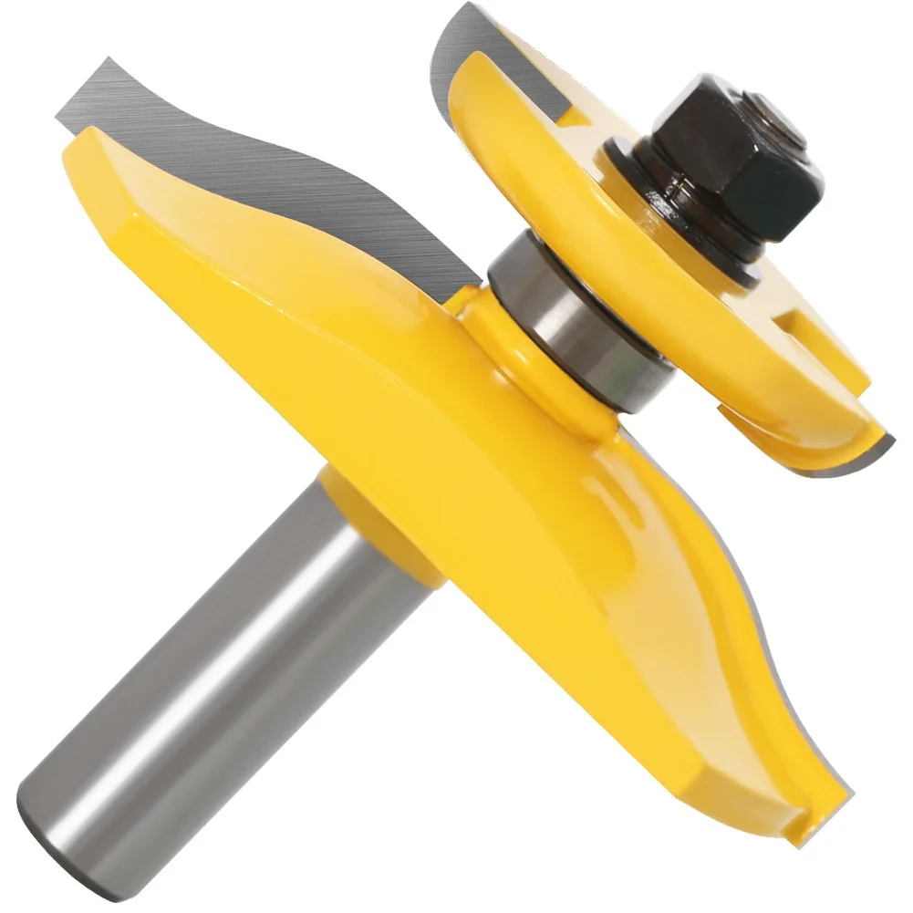 hit product1/2-inch Shank 12-inch Blade Door Panel Cutter; Large-handle Western Router Bit for Woodworking Doors Zhejiang