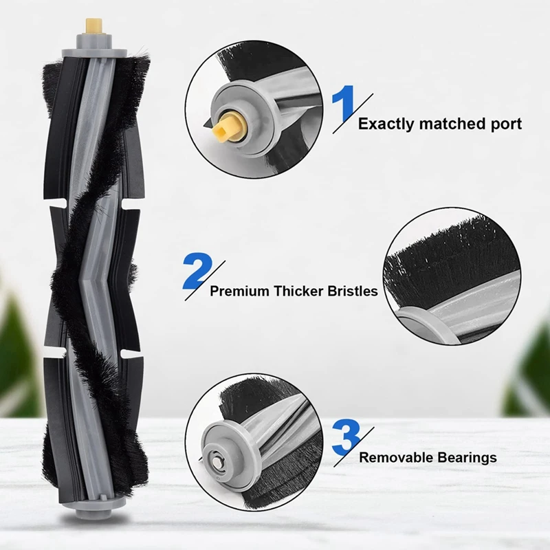 Juego de accesorios para Robot aspirador Ecovacs Deebot X1 Omni X1 Turbo X1 Plus, cepillo principal, cepillo lateral, filtro, bolsa de suelo