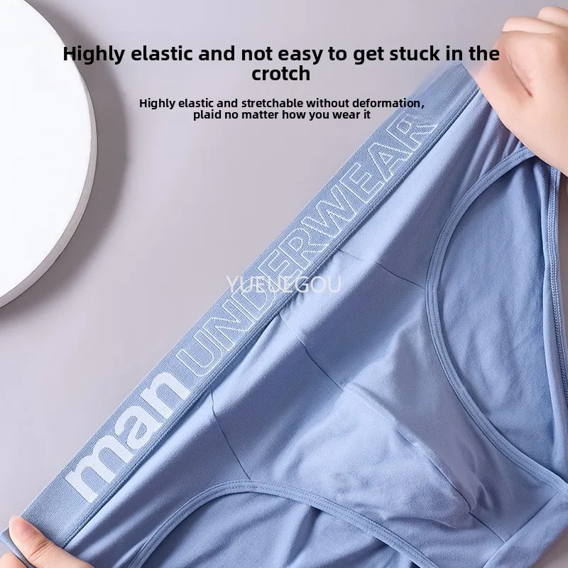 

Men's Breathable Underwear Hipster Briefs with Letter Print Waistband Soft Stretch Boxers Elastic Waist Large Comfort Underpants