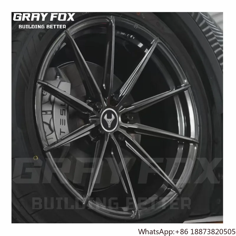

Custom Deep Concave 18 19 Inch 5 Holes 5x120 5x112 Gross Black Alloy Forged Car Wheel for BWM M5 F90 Mercedes-benz Audi