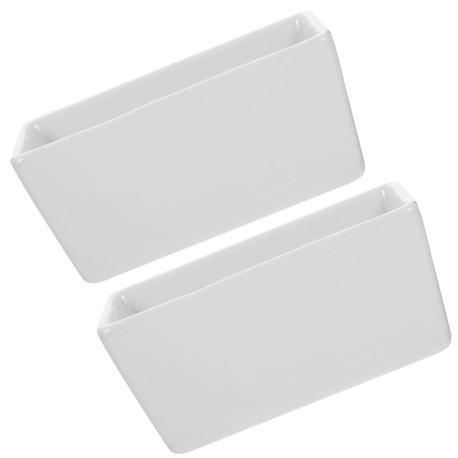 2Pcs Western Coffee Sugar Cube Bowl Simple Elegant Ceramic Jar Microwave Safe Smooth Edges Food Storage Container Sugar Bowl