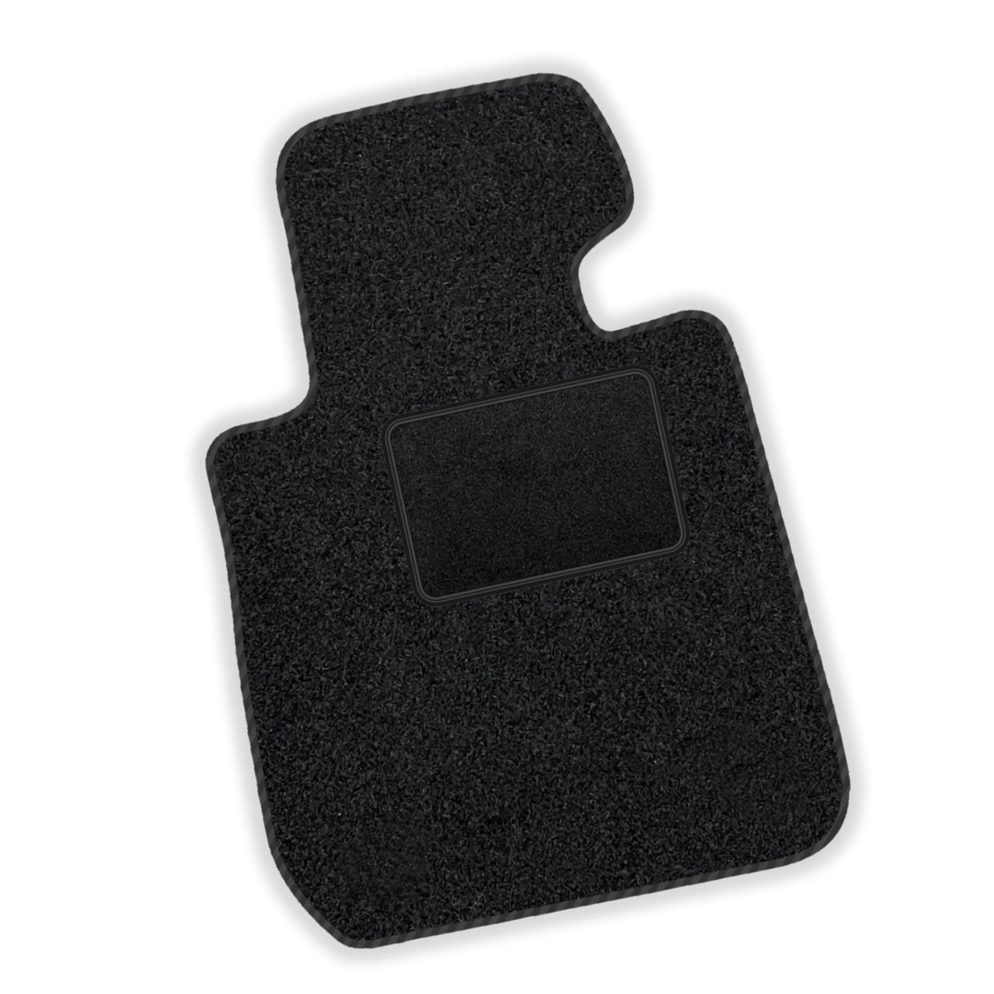 Velour tapijtmat voor de bestuurdersstoel – geschikt voor: Nissan Primastar II Lift 2021 – 2-persoonsmodel.