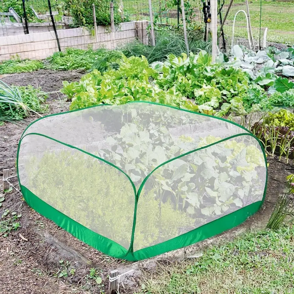 Fine Mesh Bird Barrier Plant Cover Bird Netting Fine Mesh Plant Cover Pop-up Cage Outdoor Bird Protection Enclosure for Fruits