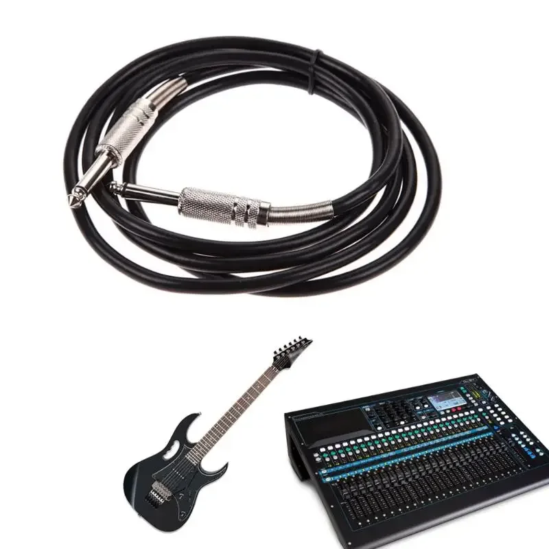 Guitar Cable 1.8/3/4.5/5/6/7/8/10m 6.35mm Male to Male Jack Audio Adapter Cable Wire Cord for Mixer Guitar