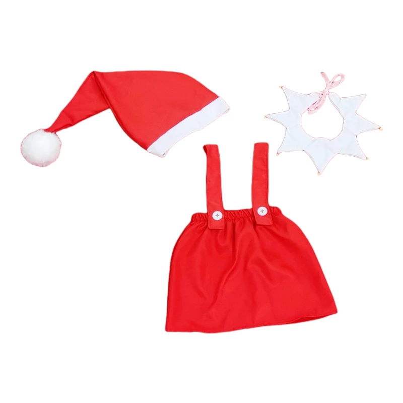 

N80C Soft Newborn Photography Christmas Suit Suitable for Newborn Baby Beautiful