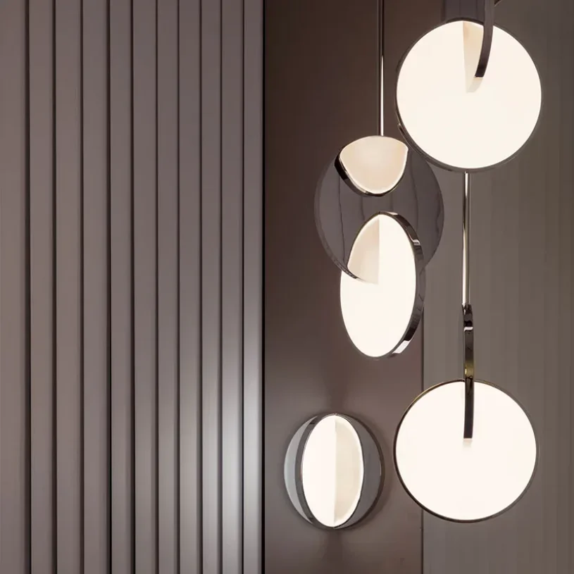 Lampe LED Suspendue au Design Moderne, Luminaire Décoratif de Plafond, Idéal pour une Chambre à Coucher, un oral et, un Restaurant ou un Hôtel