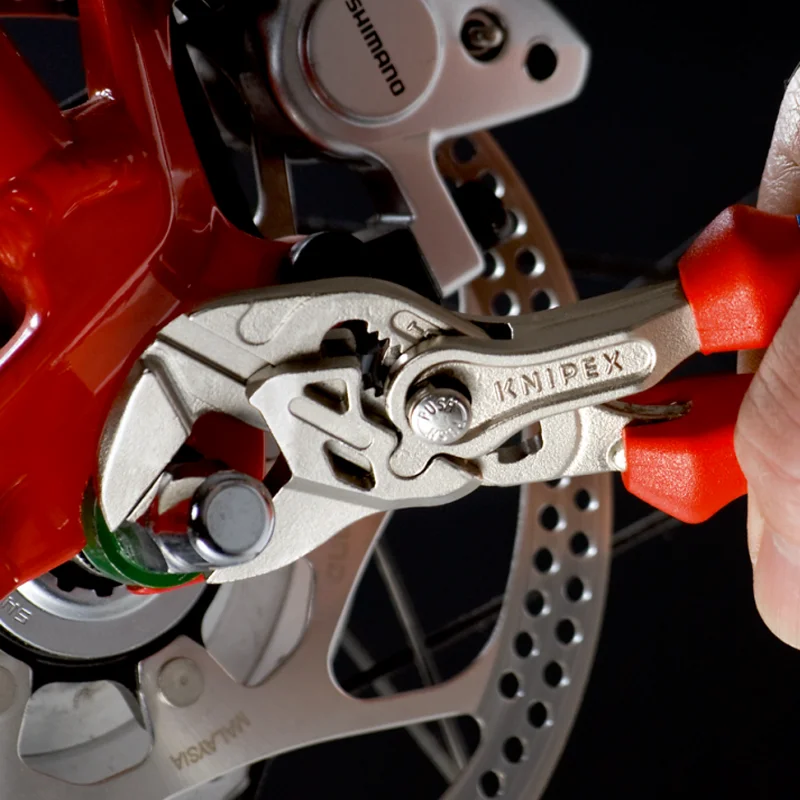 KNIPEX 86 05 150 6-inch Mini Pliers Wrench Ergonomic Grip High Lever Transmission Plier Multifunction Holding Pressing Bending