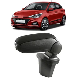Armrest Center Console Black Textile For Hyundai I20 2015-2020 Original Fit Car Interior Accessories Replacement Trim Parts