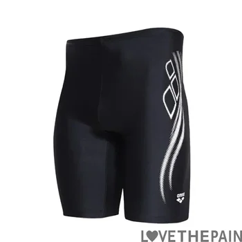 New Men Swim Jammer Swimming Trunks Professional Swim Surf Trunks Summer Beach Lycra Quick Dry Uv Protection Gym Tights Shorts 3