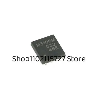 MOSFET Chip Mount Transistor, M3106M, QM3106M6, DFN-8, Original, boa qualidade, novo, 10pcs