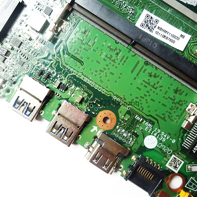 Used NBHMY11002 NBHMY110020 DA0ZAWMB8G0 For Acer Aspire A515-54 A515-54G Laptop Motherboard With i5-10210U
