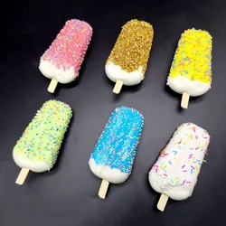 Simulation Ice Cream Summer Fake Ice Cream Shop Photo Props Kids Teaching Toys Artificial Ice Cream Window Display