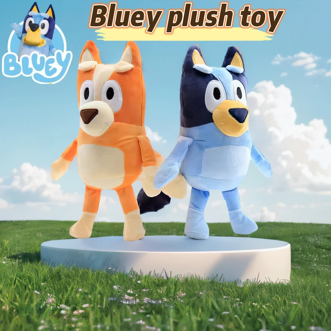 17cm 28cm Bluey Family Plush Toys Cute Simulation Pet Dog Patrol Bingo Sister Kawai Plush Children's Toy Doll Birthday Gift Toy