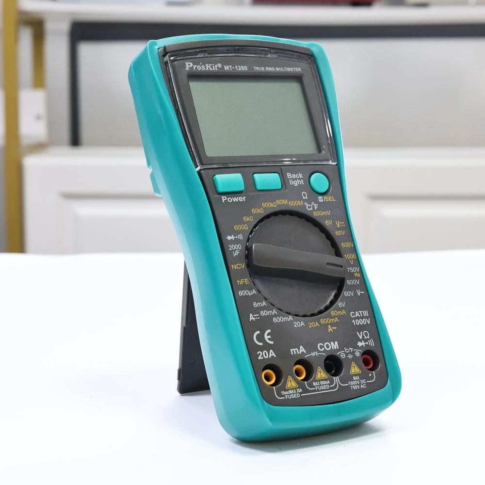 MT-1280 Высокоточный светодиодный цифровой дисплей, мультиметр с автоматическим диапазоном, многофункциональный тестер, вольтметр, амперметр, инструменты