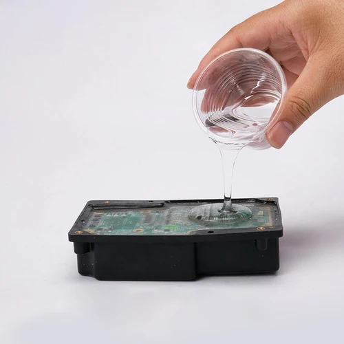 Imagen 2 del producto Pegamento para invasado electrónico transparente, sello de placa de circuito, aislamiento impermeable, adhesivo suave de silicona resistente a altas temperaturas