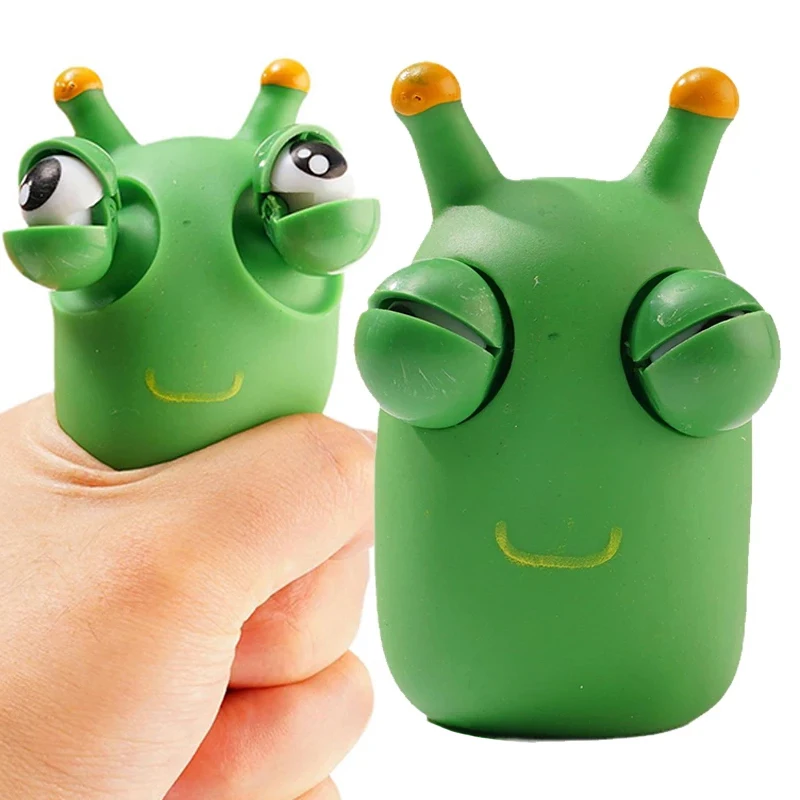 

2PCS Eye Popping Worm Funny Prank Gifts for Kids Cool Toys Kinder Spielzeug Juguetes Divertidos Para Niños Novelty Gadgets