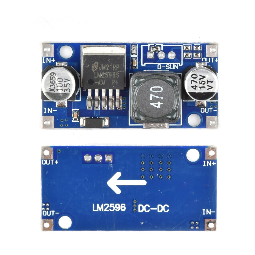 LM2596S DC-DC DC adjustable step-down power supply module voltage regulator board 3A 12/24 turn 12/5/3.3V LM2596ADJ LM2596HV