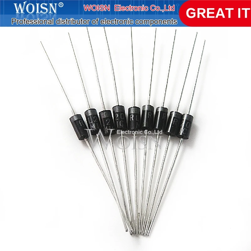 100PCS RL207 DO-41 In-Line Rectifier Diode