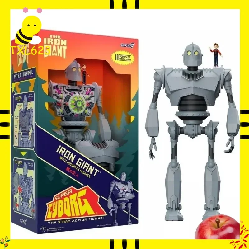 

SUPER7 the Iron Giant Action Figure - Color Version 11-Inch Movable Joints Doll Model Toy for Collection And Gifts