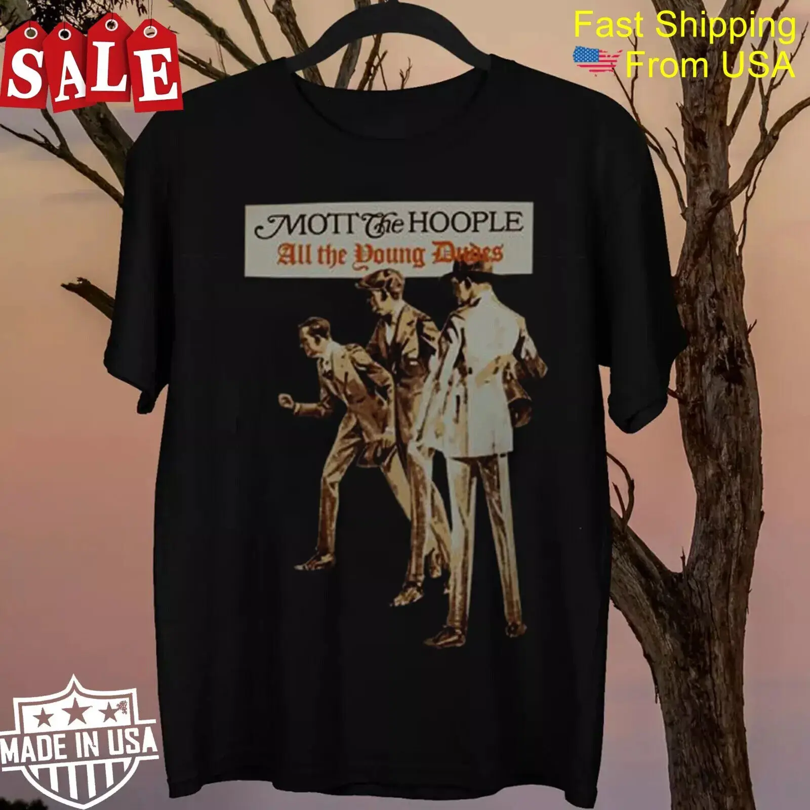 Mott The Hoople All the Young Dudes Gift For Fans Unisex All Size Shirt 1LU148