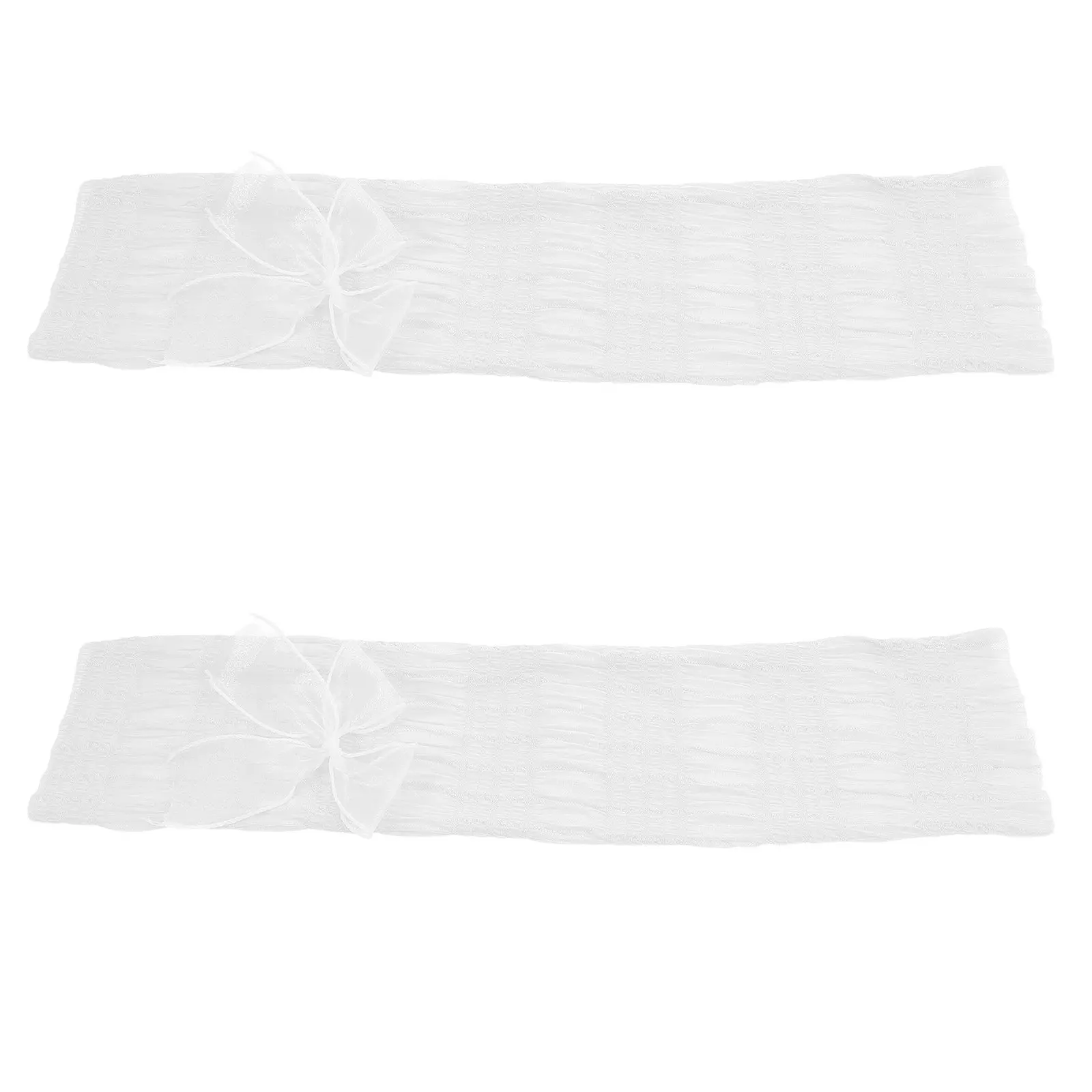 

1Pair Ballet Inspired Lace Arm Sleeves Bowknot Sheer Fingerless Gloves Cooling Sun Protection Sleeve for Outdoor Sports Summer
