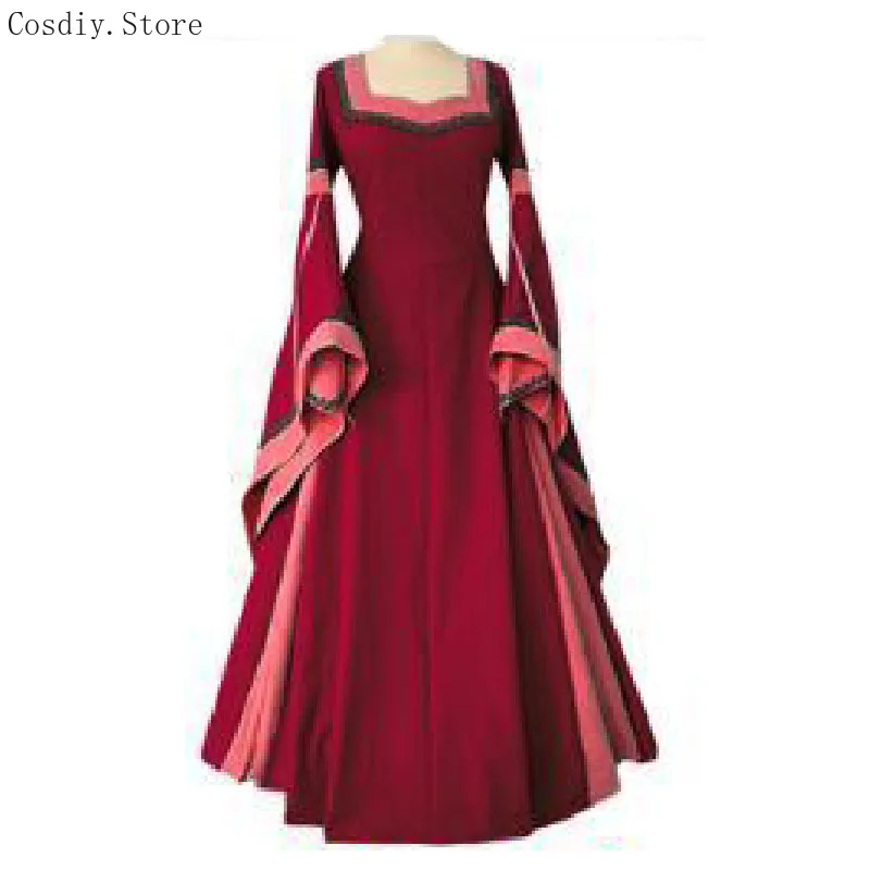 14th century formal dress Shunting Satin Front Laced Medieval Women's Kirtle Dress 14th Century Costume Available in Several Colours
