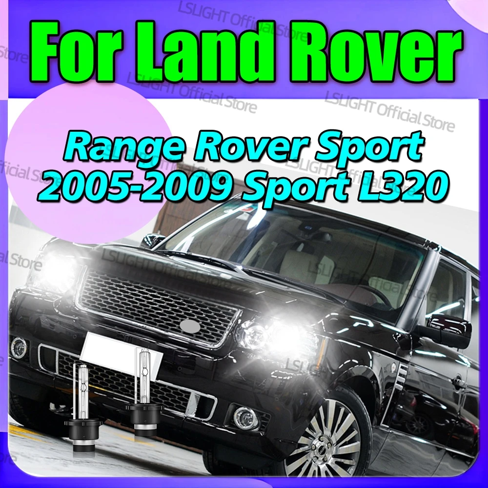 

2x 6000K 8000K 10000K HID Xenon Bulbs D2 D2S Headlights 35W For Land Rover Range Rover Sport 2005-2009 Sport L320 2006 2007 2008