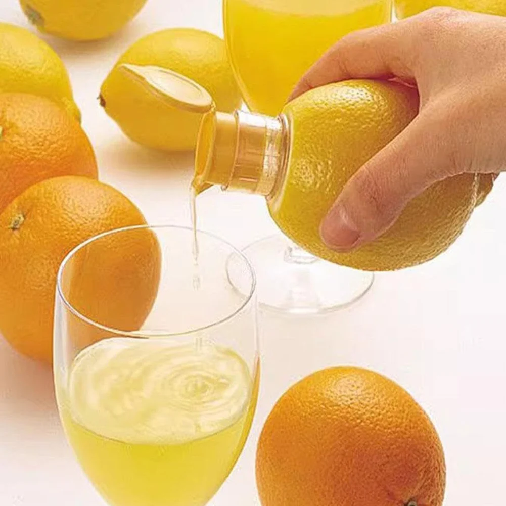

2-1pc Manual Lemon Juicer Portable Lemon Squeezer Citrus Juicer Reamer Hand Juicer Pourer for Lemon Orange Limes Citrus Juicer