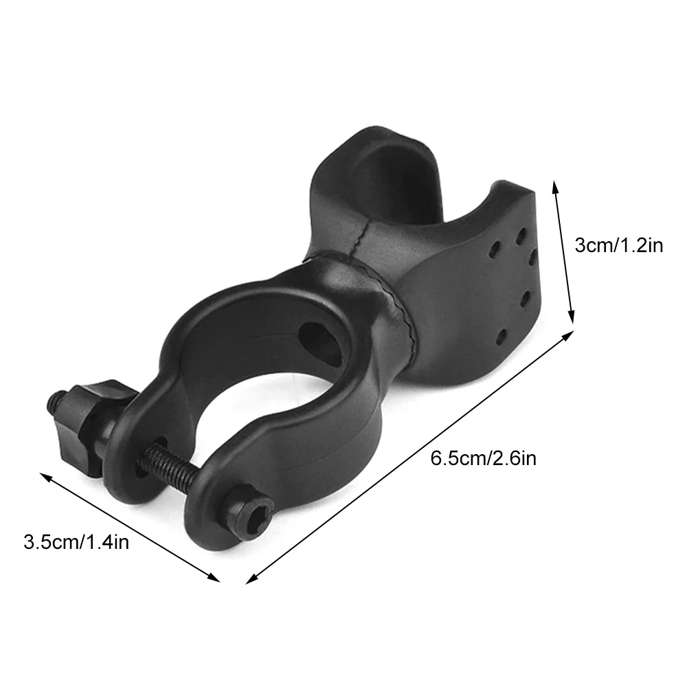 Bicycle Light Bracket Flashlight Mount Holder 360 Rotation Bicycle Flashlight Holder Torch Clip Mount Bracket Headlight Holder