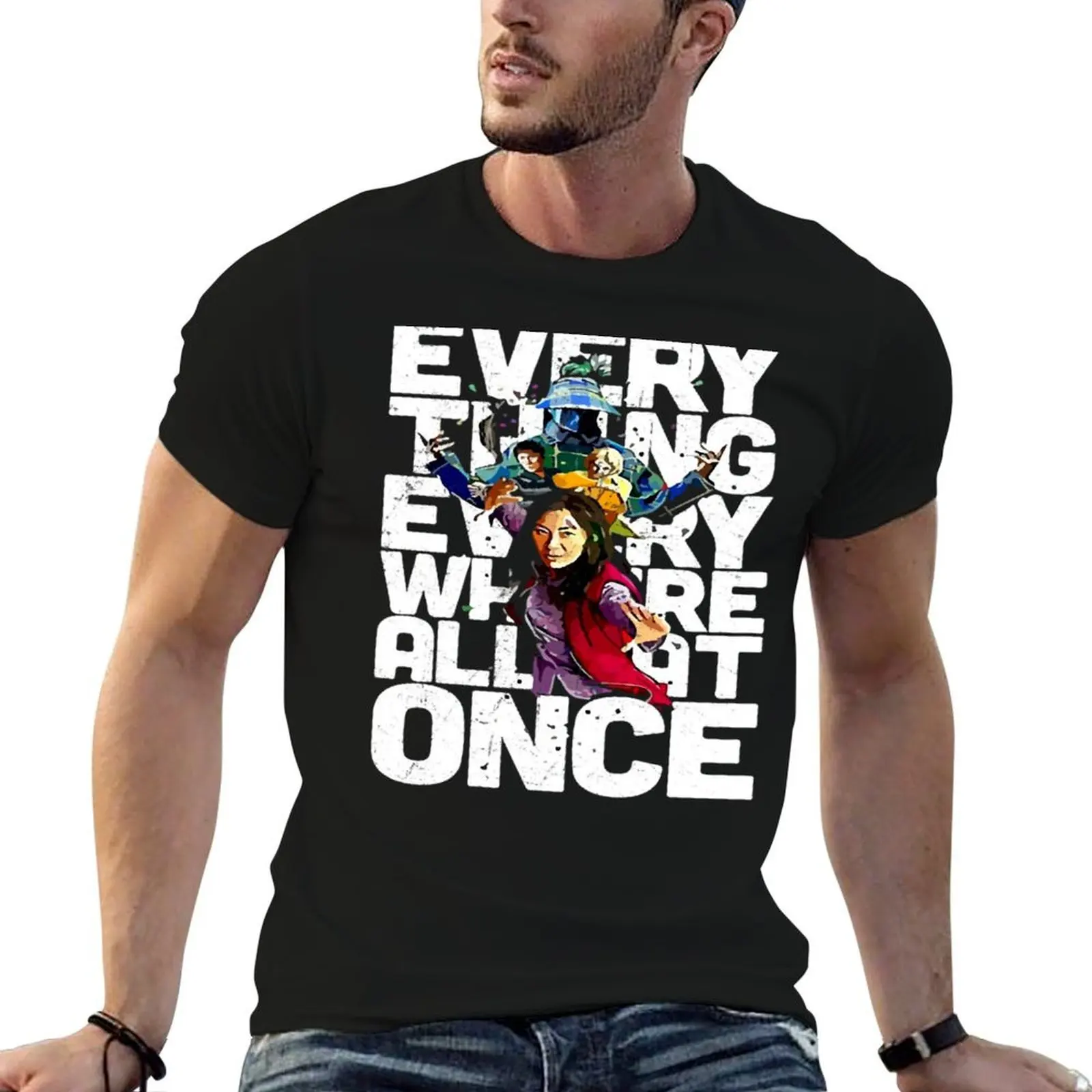 

everything everywhere all at once T-Shirt t shirts for man cotton t shirt personalised graphic t shirts for man T-Shirt