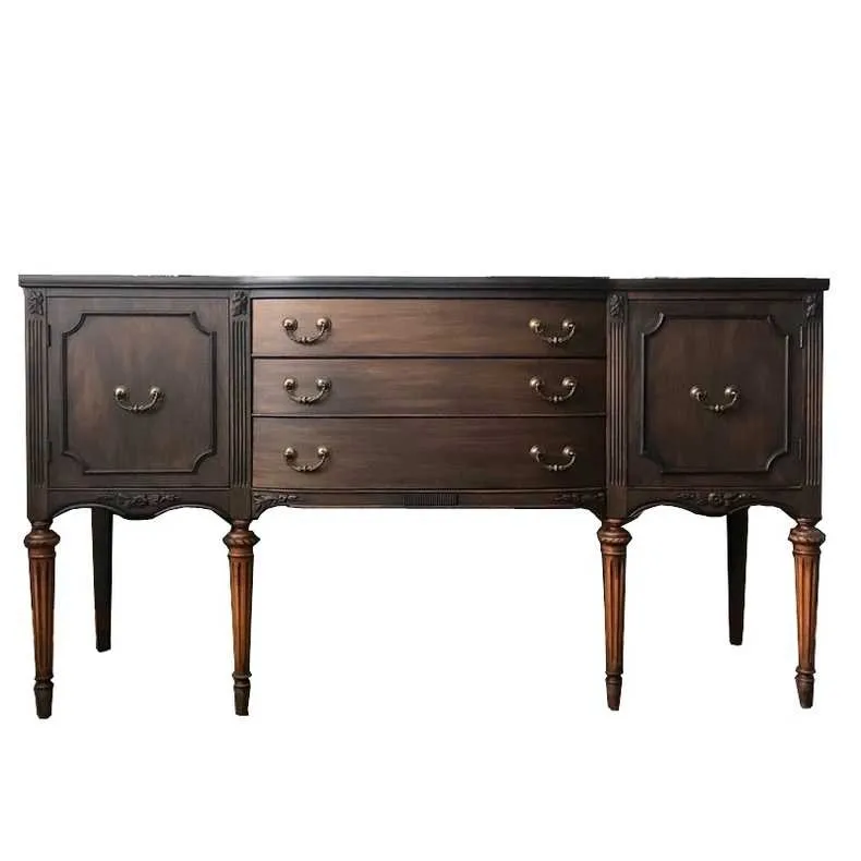 

Solid wood home bedroom decorative cabinet entrance living room against the wall retro locker