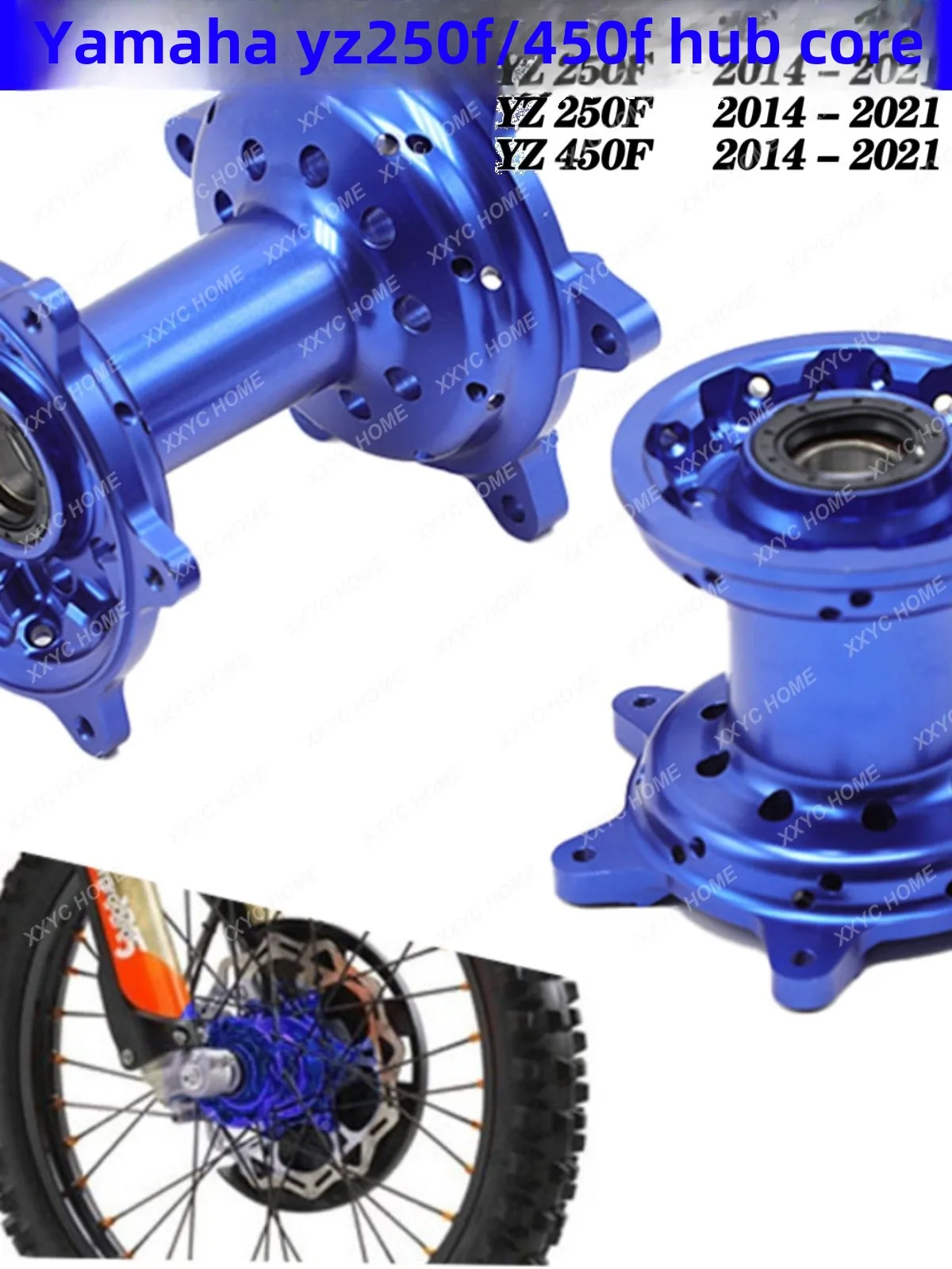 Suitable for YZ250F YZ450F hub core flower drum front and rear 36 hole wheel set bearings off-road motorcycle