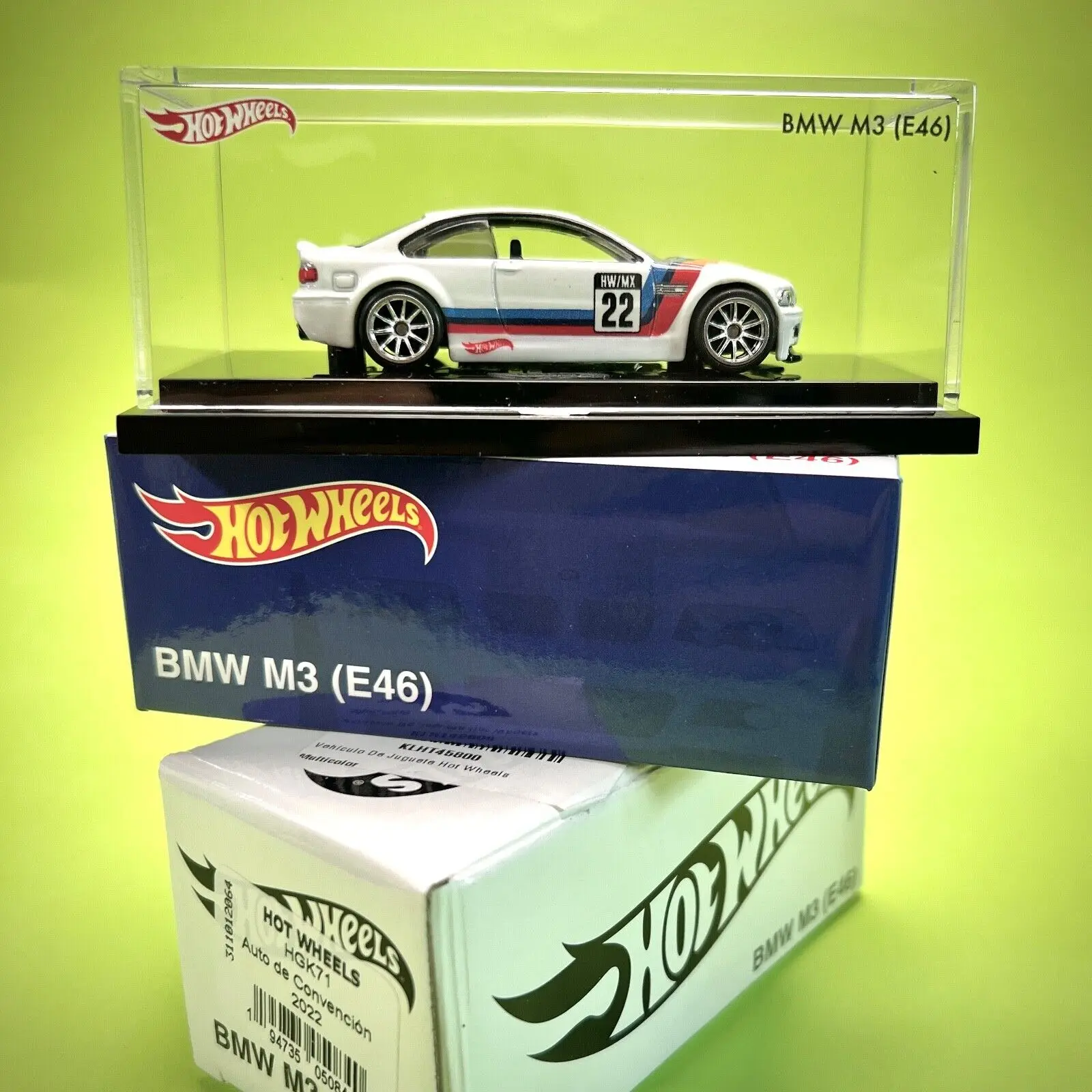 Hot Wheels Cars 1/64 Mexico Exhibition BMW M3 (E46) Metal Die-cast Model Collection Toy Vehicles