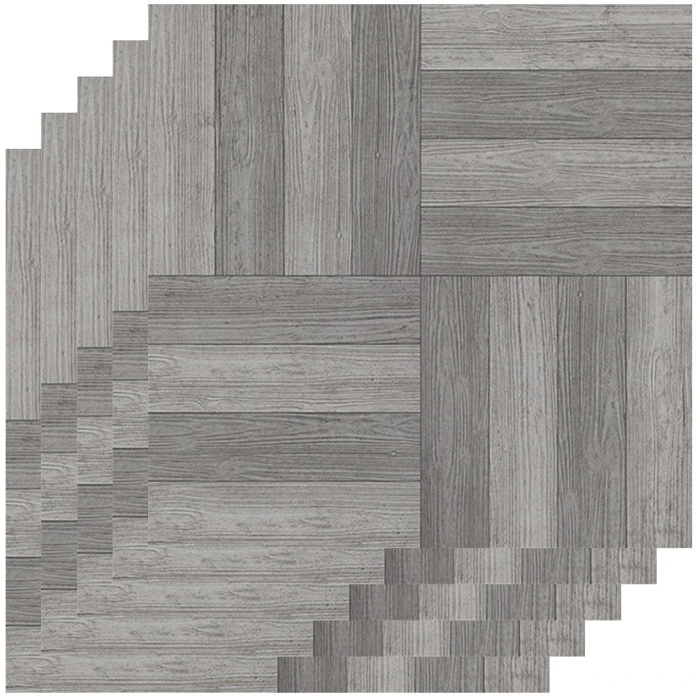 

5 Pcs Waterproof Floor Stickers PVC Decorative Tile Decals Kitchen Office Peel Stick Flooring Marbling Garden Deck Sticker