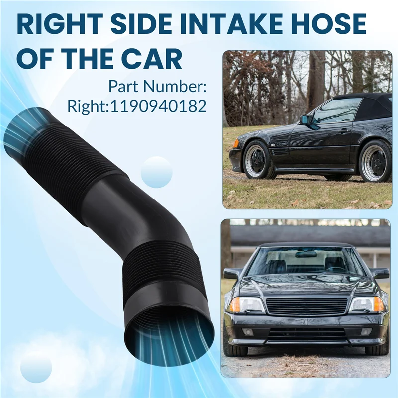Для MERCEDES BENZ SL500 500SL M119 автомобильный воздухоочиститель впускной шланг