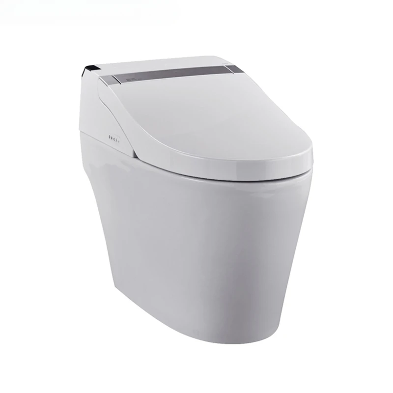 UPC ceramic automatic operation elongated floor mounted one piece siphon jet flush intelligent toilet  american bathroom design