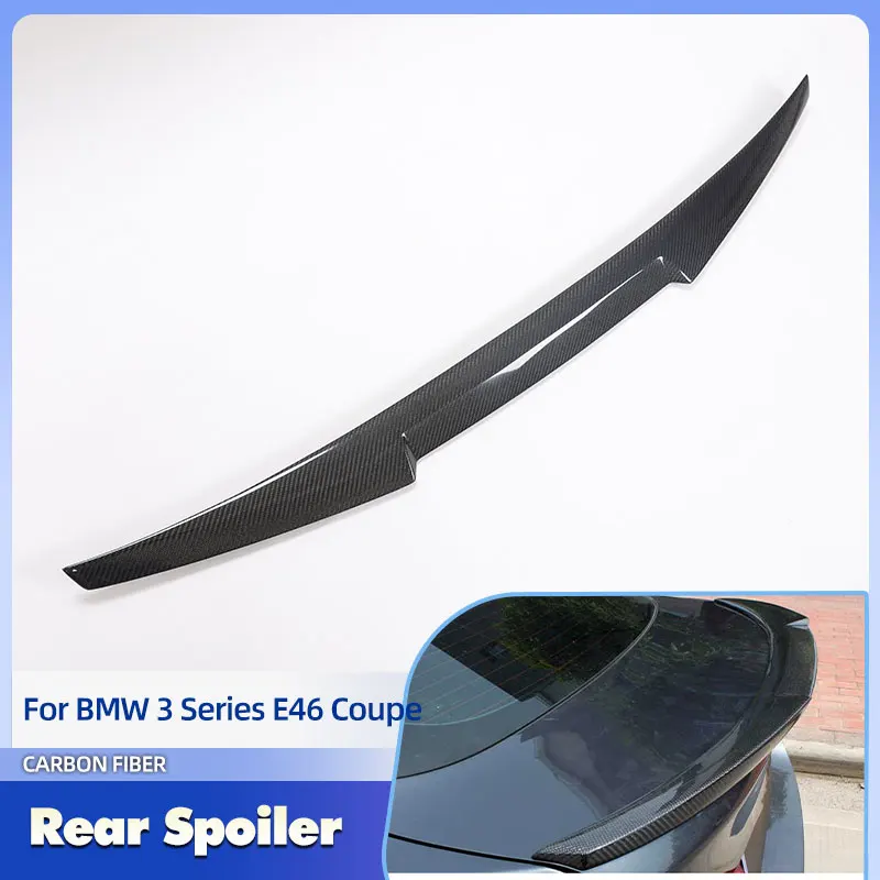 

Car Rear Trunk Spoiler Wings Carbon Fiber for BMW 3 Series E46 Coupe 2-Door 1996-2004 Rear Spoiler Boot Wing Lip Body Kit