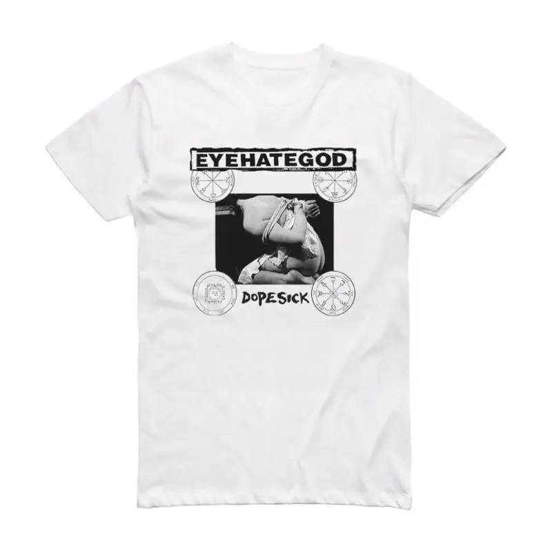 

Футболка с обложкой альбома Eyehategod Dopesick 2, белая рубашка унисекс